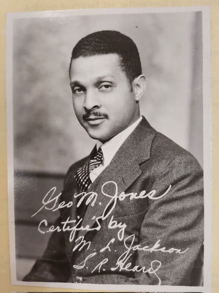 A photo of George Maceo Jones