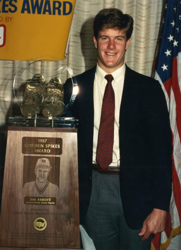 A photo of Jim Abbott