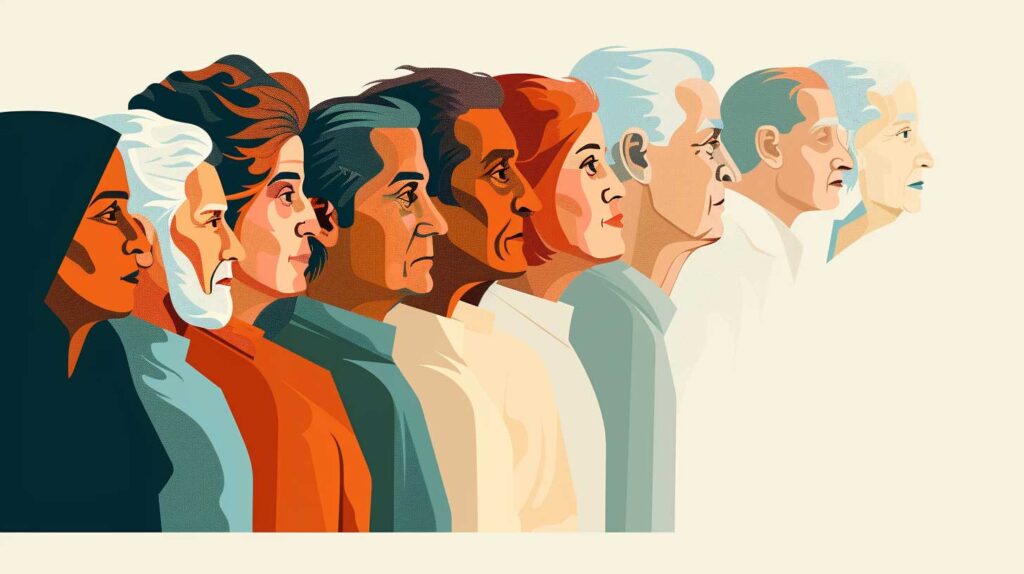 Concept illustration of Middle Eastern and Arab Americans. Image credit: Nicole Smith, made with Midjourney