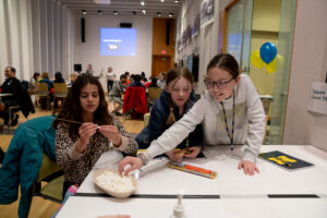 Students participated in the Digital Wellness Symposium at U-M North Quad. Image credit: Niki Williams