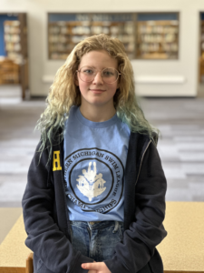 Sixth grader Sera Bergman at Scarlett Middle School. Image credit: Fernanda Pires