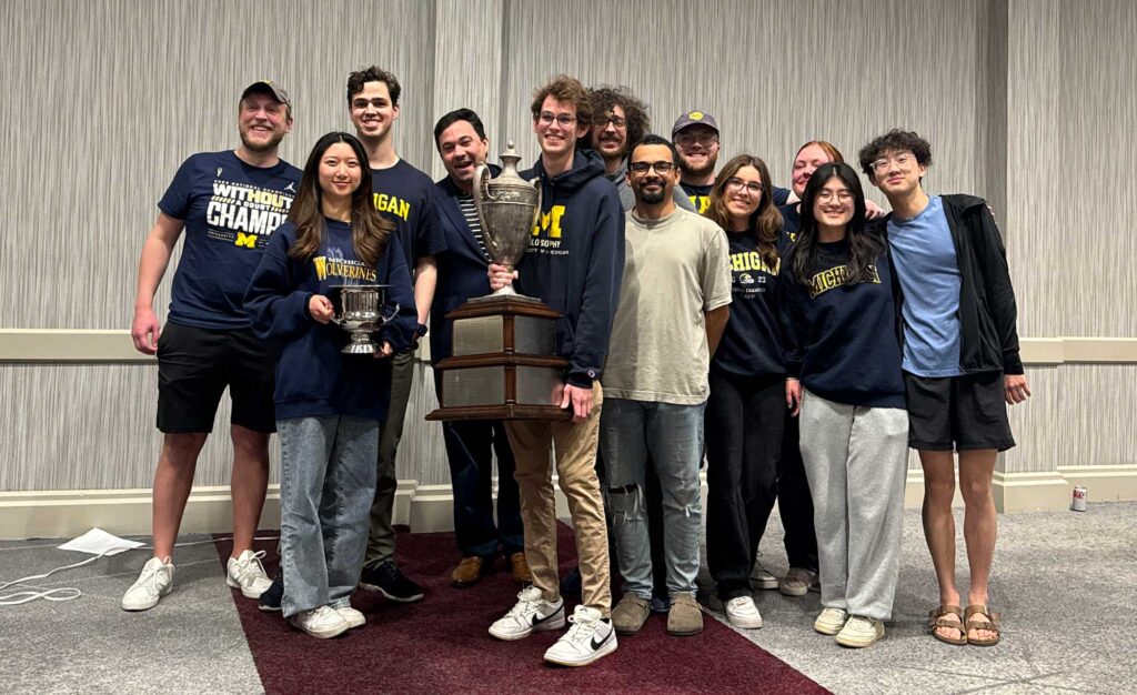 U-M 2024 debate team. Image courtesy: Aaron Kall