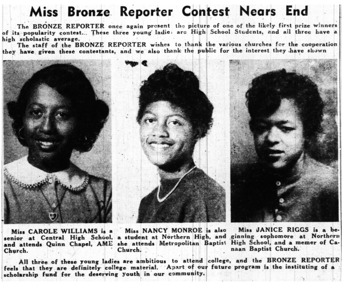 A photo of an old newspaper
