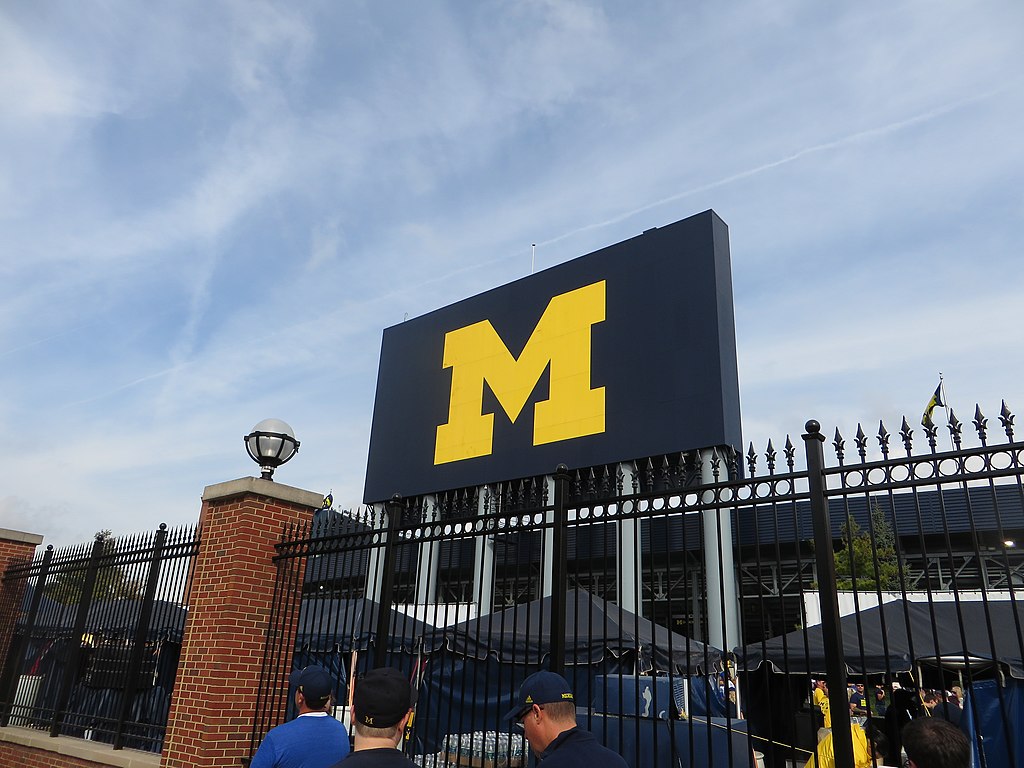 University of Michigan Stadium. Image credit: Ken Lund from Reno, Nevada, USA, CC BY-SA 2.0, via Wikimedia Commons