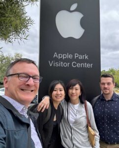 University of Michigan's Apple Hearing Study research team (from left) Rick Neitzel, Xin Zhang, Ying Tang, Tyler Allerton
Not pictured: U-M researchers Lauren Smith, Abas Shkembi and Joyce Daniels