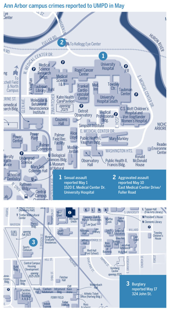 Crime map for May 2024