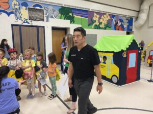 The Pop-Up Safety Town Initiative was created by University of Michigan Dr. Andy Hashikawa in 2017. Image credit: Greta Guest