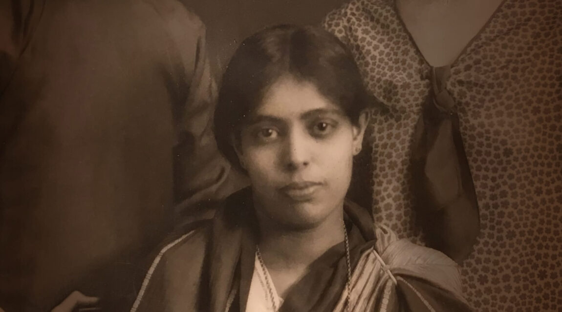 A photo of the first Indian woman to receive a doctorate in botany in the United States