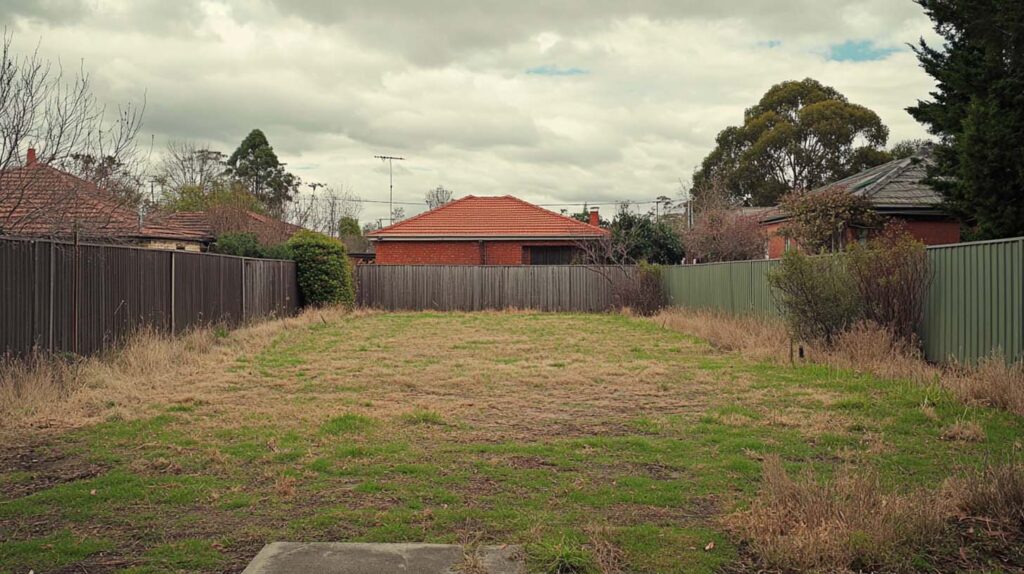 Concept photo of a vacant lot. Image credit: Nicole Smith, made with Midjourney