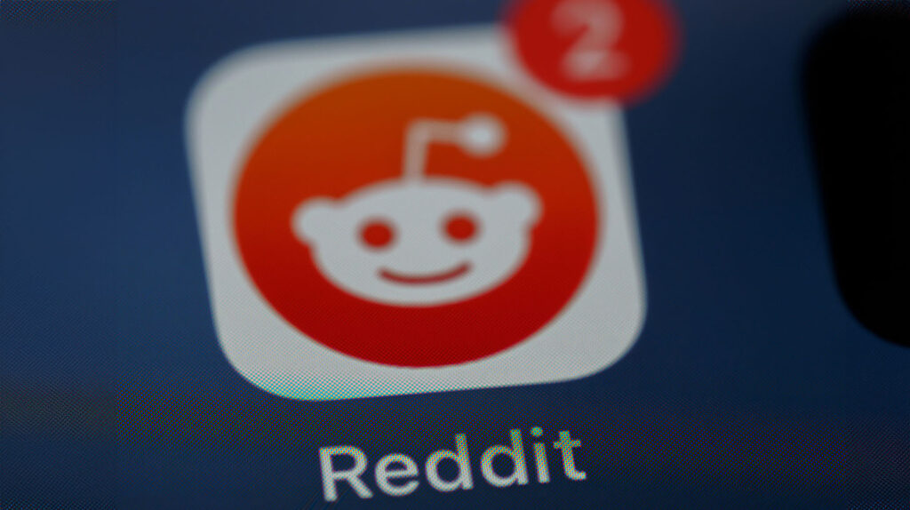 Photo of Reddit icon on a smart phone screen. Image credit: Brett Jordan, Unsplash.com