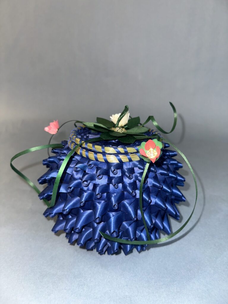 “Blueberry Blossoms” by Kelly Church, part of "Enduring Kinship" exhibit.