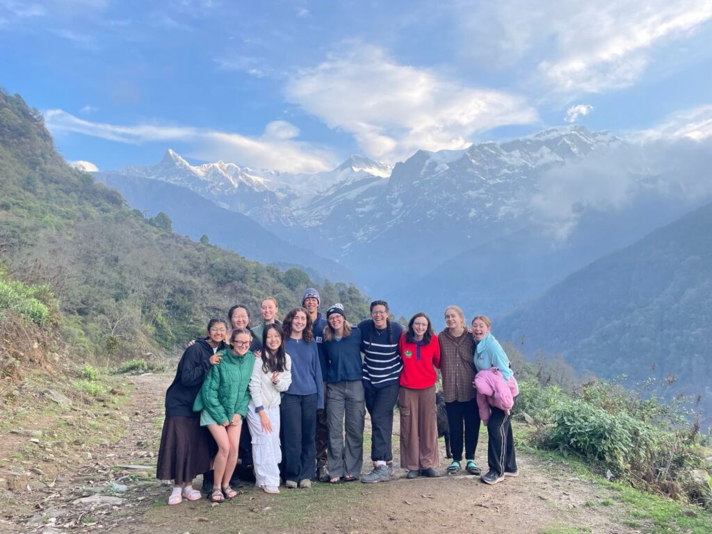 Stephanie Smith is on a study abroad in Sikles, Nepal— a village she plans to return to during her Wallenberg year. Image courtesy: Stephanie Smith
