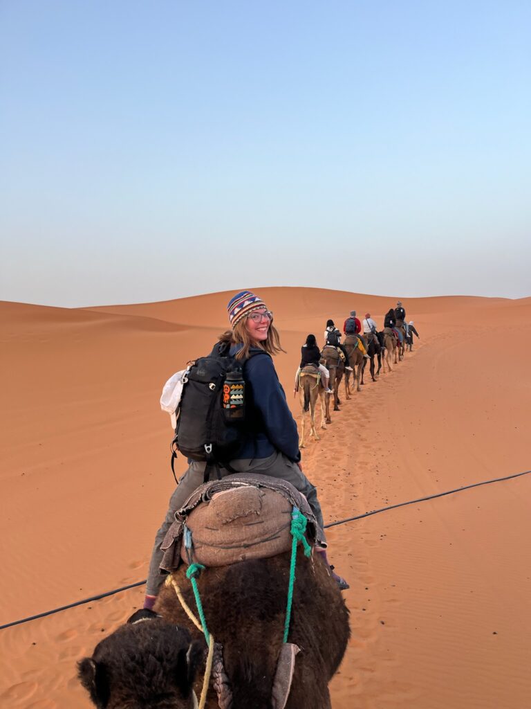 Stephanie Smith on a study abroad in Imlil, Morocco. Image courtesy: Stephanie Smith