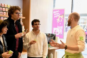 U-M students embark on field trips to grocery stores in Vienna to gather data for their marketing campaigns.
