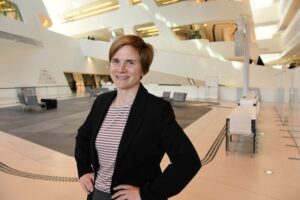 WU assistant professor Eva Marckhgott