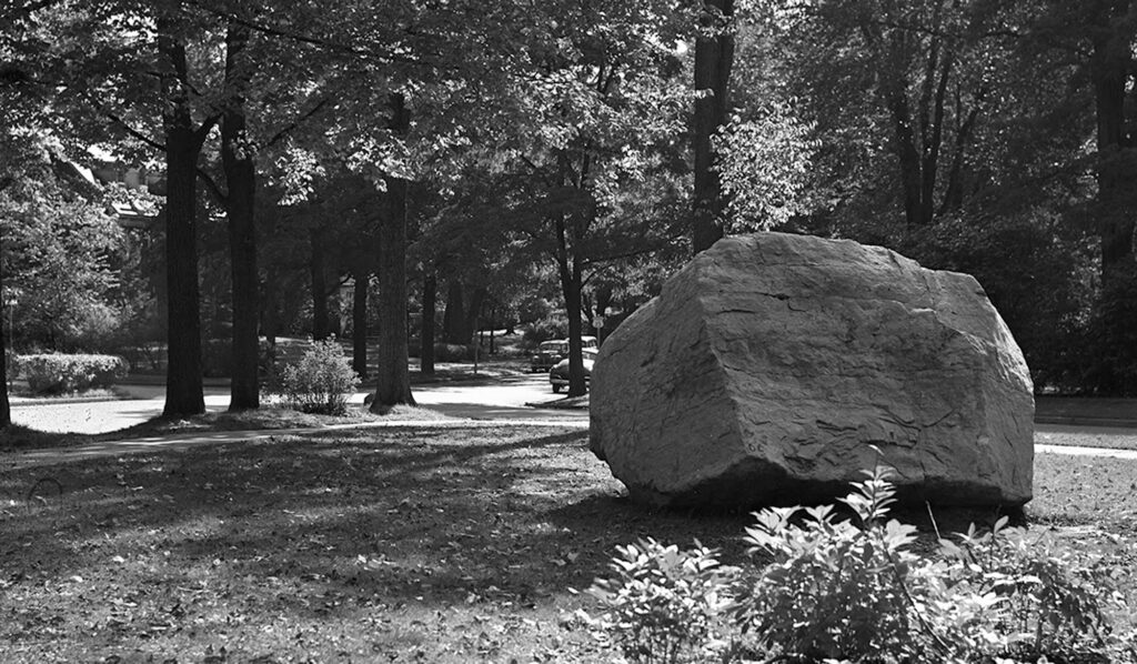 The Rock photographed in 1938 before it was painted.