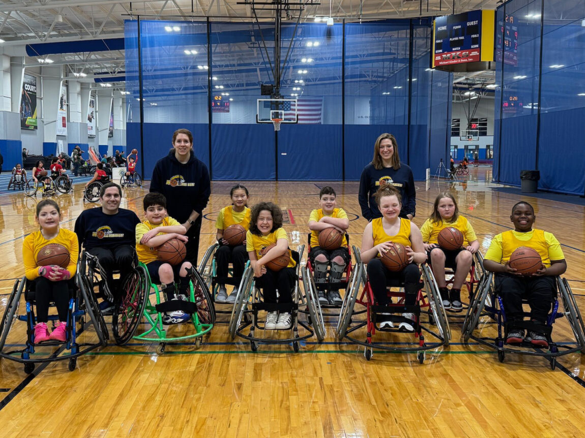 Daniel Ellman and his Rollverine basketball team