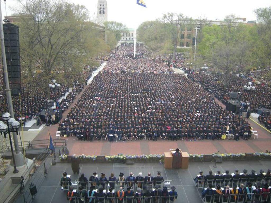 2008 Spring Commencement on the Diag