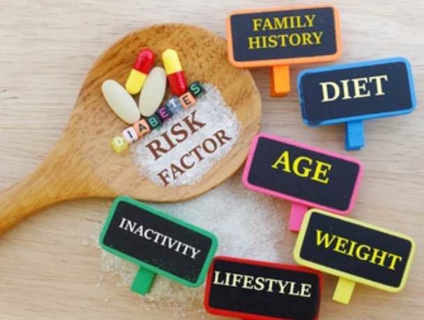 Graphic shows spoon surrounded by a tags with chronic conditions on them.