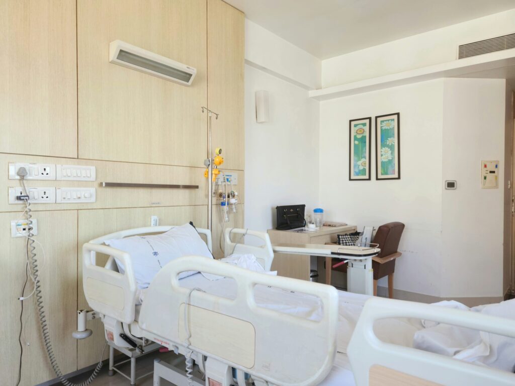 A hospital bed. Image credit:
Zoshua Colah, Unsplash.com