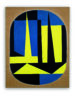 Carmen Herrera, "A City", 1949, acrylic on burlap, 48 × 38 inches, Private collection. Image courtesy Lisson Gallery, © Estate of Carmen Herrera