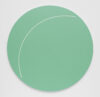 Leon Polk Smith, "Event in Green", 1994, acrylic on canvas, diameter: 58 1⁄4 inches, Leon Polk Smith Foundation. Image courtesy Lisson Gallery, photo: Mark Waldhauser, © Leon Polk Smith Foundation