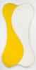 Leon Polk Smith, "Yellow White Sun 1959", 1958–59, oil on canvas, 78 × 38 inches, Blanton Museum of Art, the University of Texas at  Austin, Gift of the Leon Polk Smith Foundation, 2017.20. Image courtesy Blanton Museum of Art, photo: Taryn Mills, © Leon Polk Smith Foundation