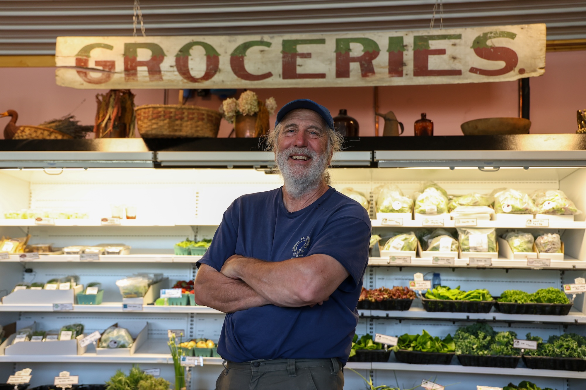 Jim Lively, co-owner of Lively NeighborFood Market in Empire, Mich. Image credit: Jeremy Marble, University of Michigan News