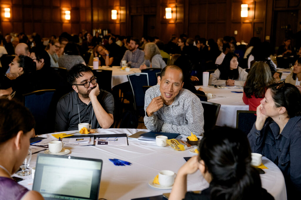 Faculty were encouraged to discuss the issues raised by the CRLT Players’ performances.
