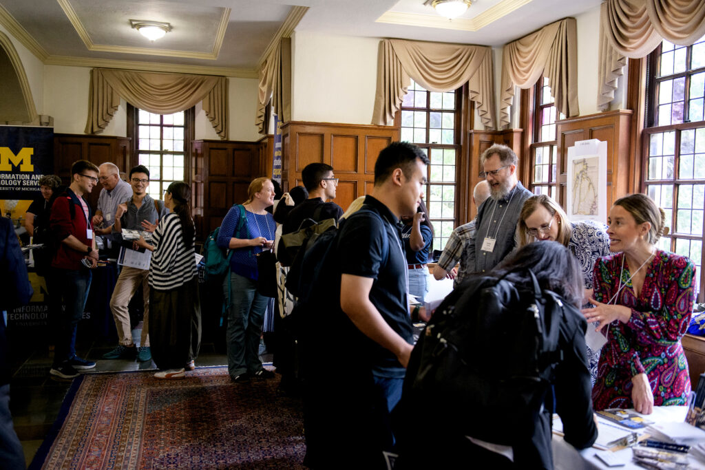 New faculty were invited to attend an Information Fair that featured representatives from key university offices.
