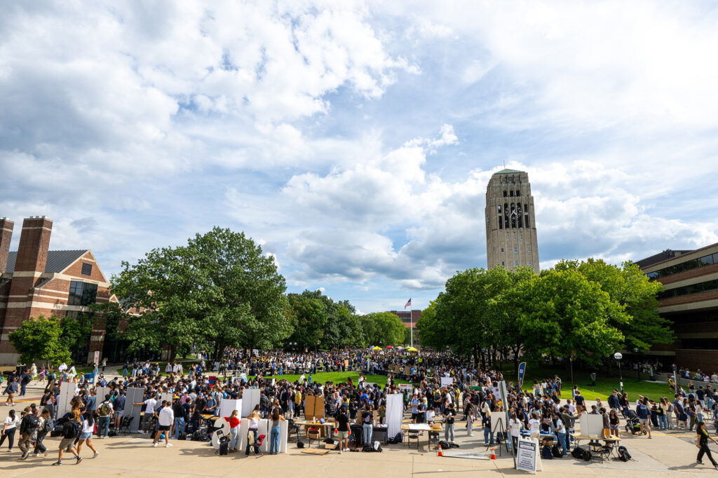 An overview of the Central Campus Festifall event