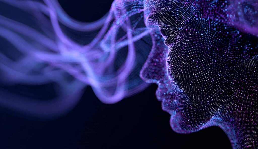 Conception visualization of artificial intelligence. Image credit: Nicole Smith, made with Midjourney
