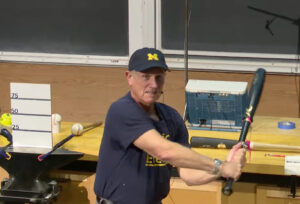 Physics professor demos the Torpedo bat.