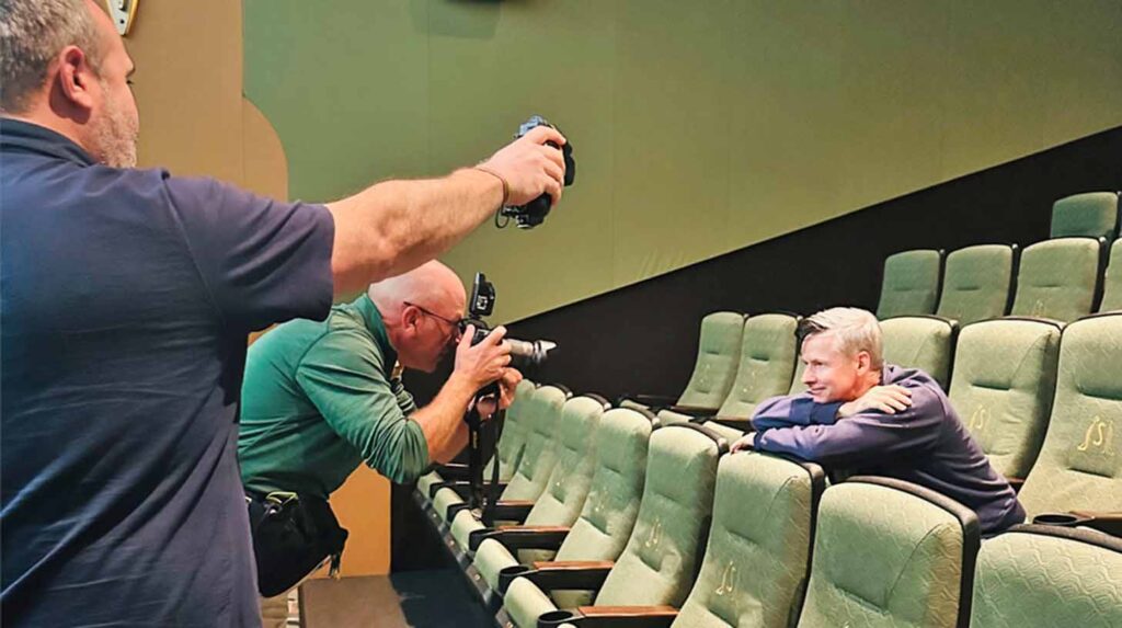John Cameron Mitchell photo shoot. Image courtesy: U-M LSA