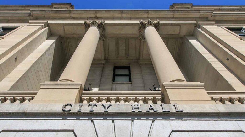 City Hall building exterior. Image credit: Adobe Stock