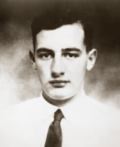 Photo of Raoul Wallenberg, who was was an architecture student at U-M from 1931-35.