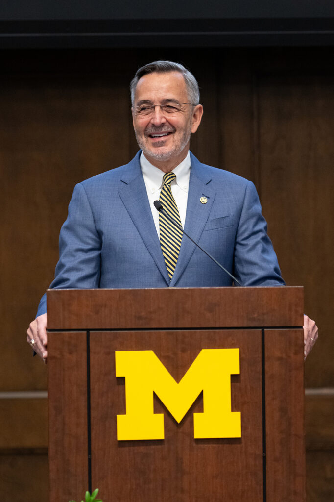 Man at podium
