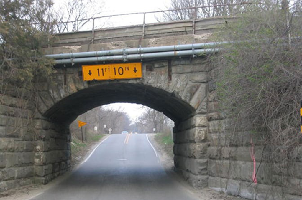 A photo of the underpass on Dexter-Pinckney Road, designed by Fred Pelham