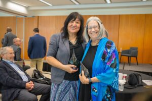 Barbara Israel and Angie Reyes honored. Image courtesy: URC