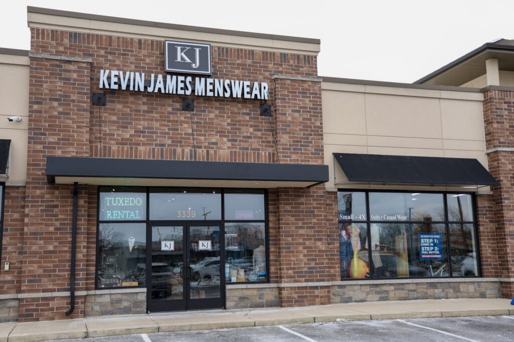 Kevin James Menswear is one of 15 small businesses in five downriver communities to receive assistance from a grant program. Image credit: Jeremy Marble, University of Michigan News
