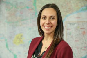 Jazmine Danci, economic development administrator for the Downriver Community Conference, worked with U-M's Economic Growth Institute to bolster local businesses. Image credit: Jeremy Marble, University of Michigan News